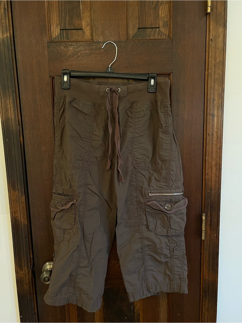 Vintage Y2K G.H. Bass & Co. Brown Cargo Capri Pants Size M